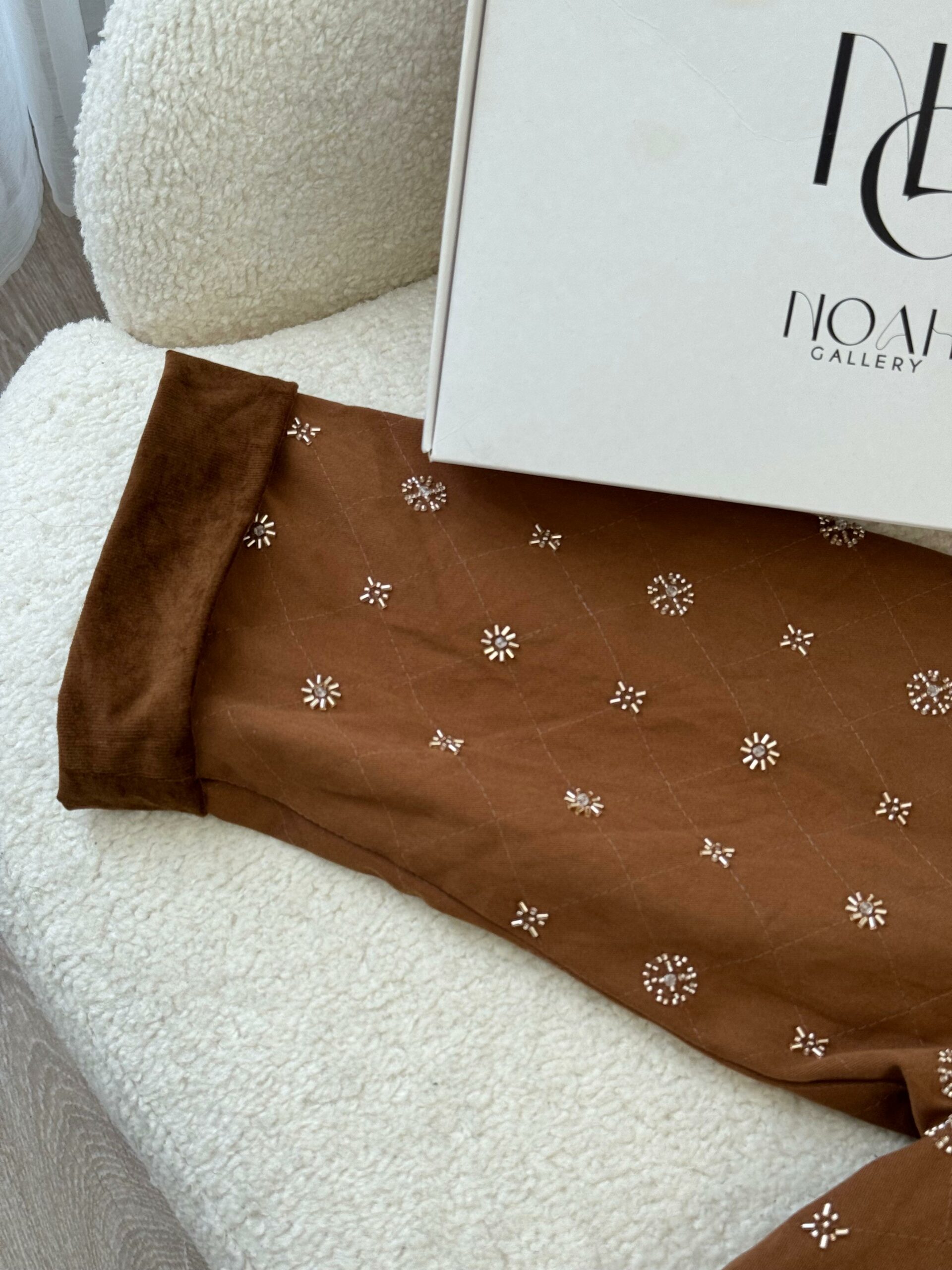 Veste Caramel Étoilée – Image 8