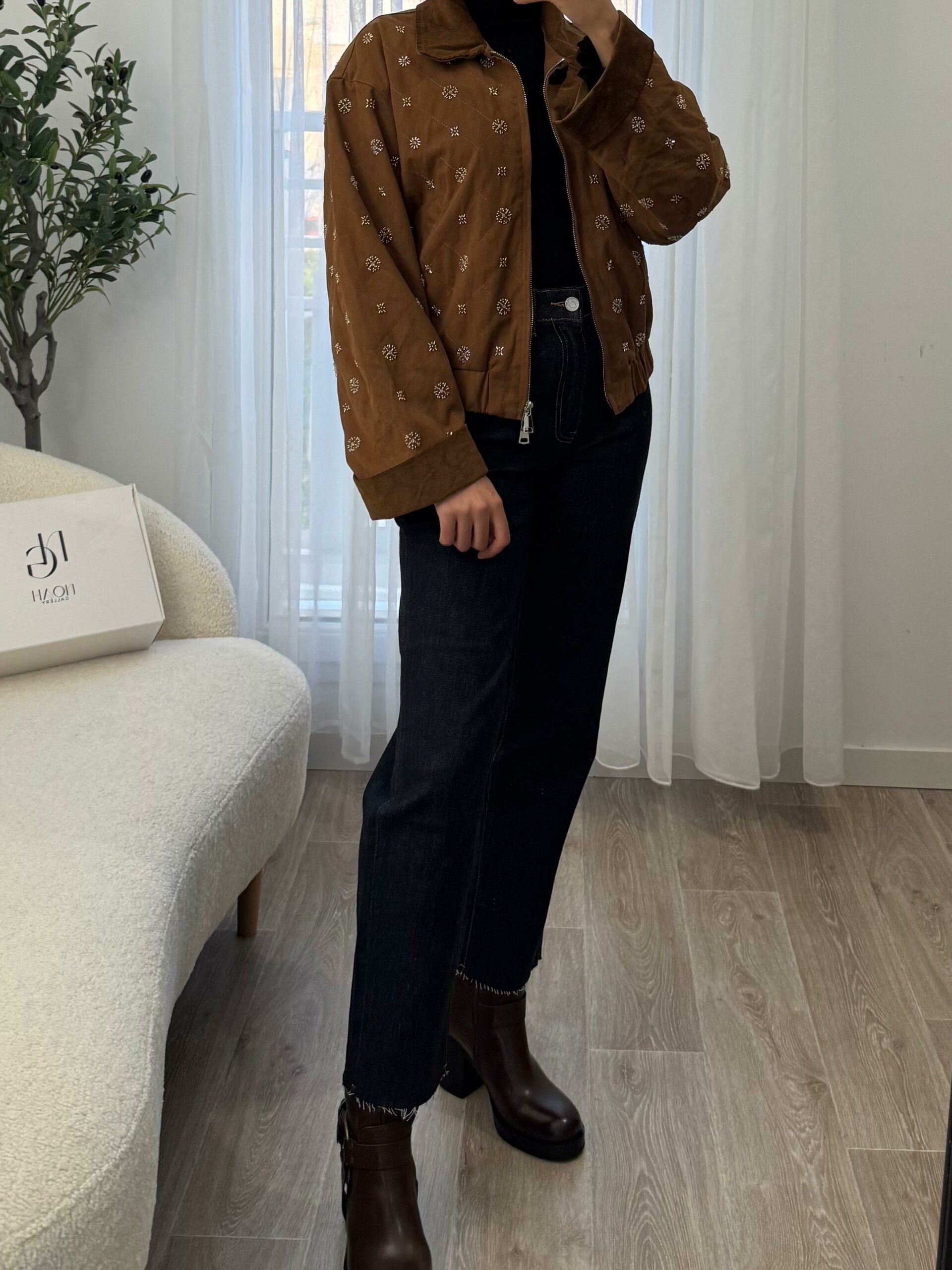 Veste Caramel Étoilée – Image 11