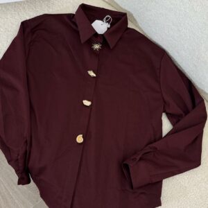 Chemise Bordeaux Élégance