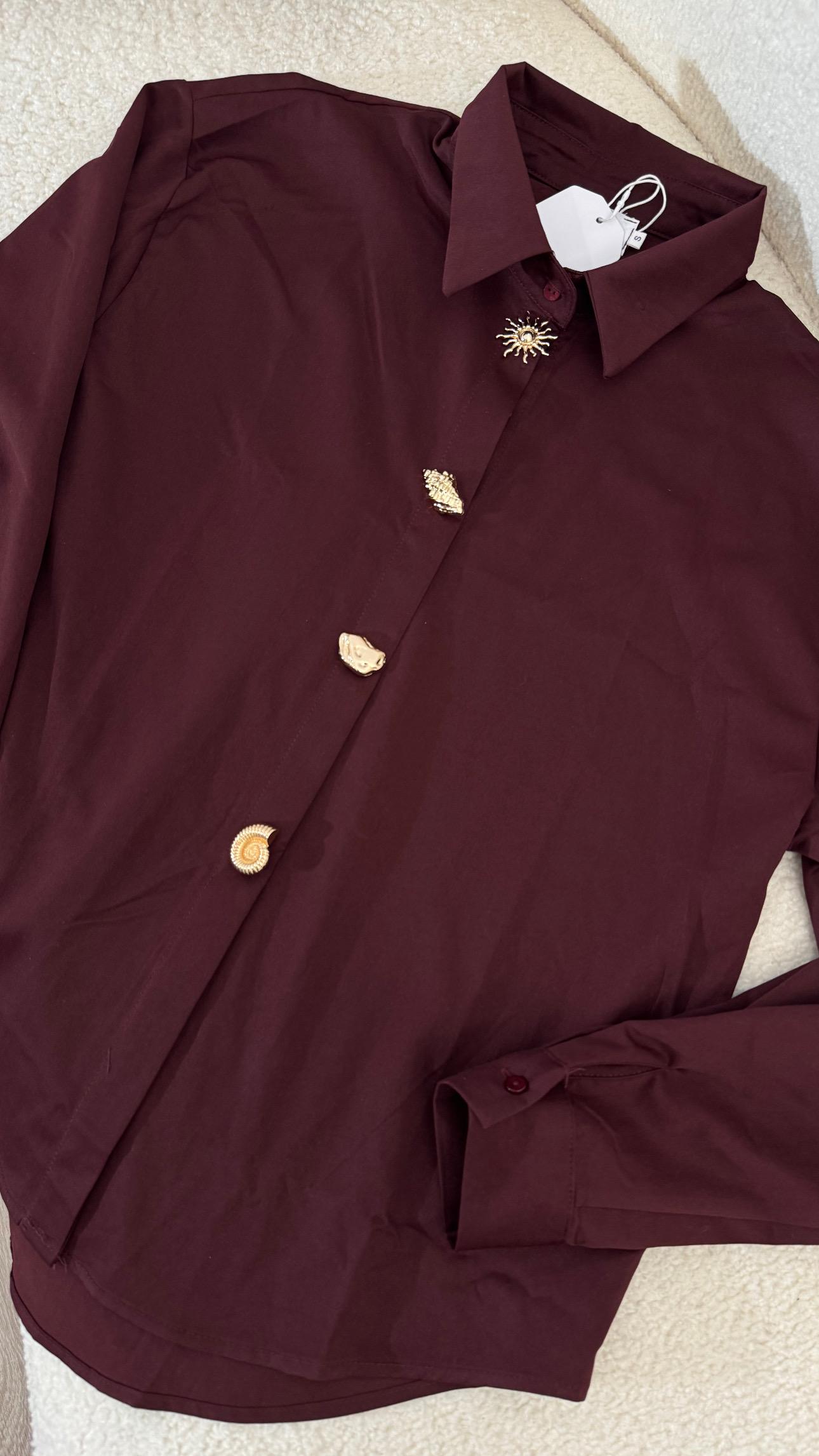 Chemise Bordeaux Élégance – Image 7