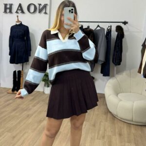 Pull Rugby Choco-Blue