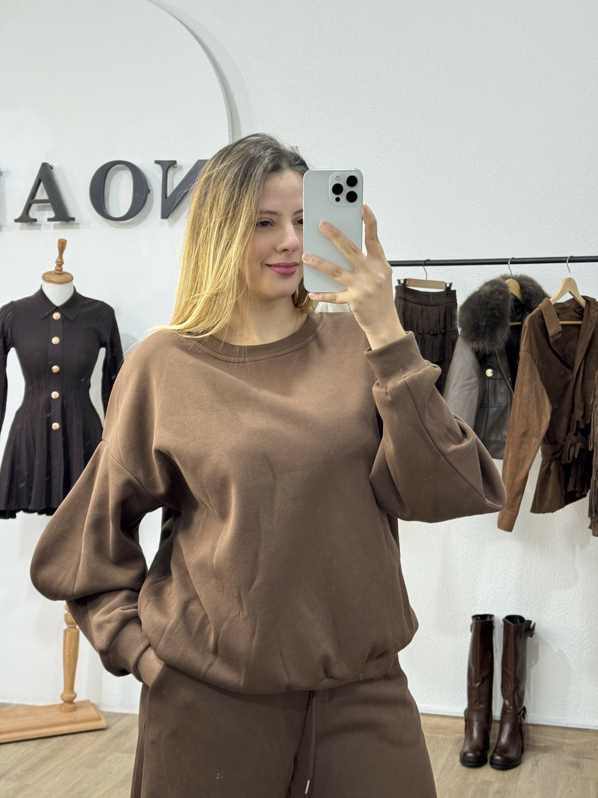 Brown Airy Jogger – Image 3