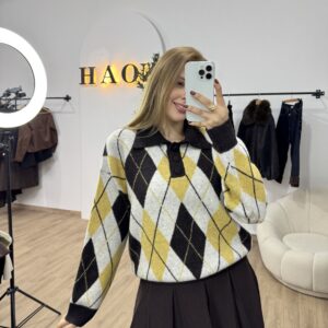 Pull Duo Moutarde & Choco