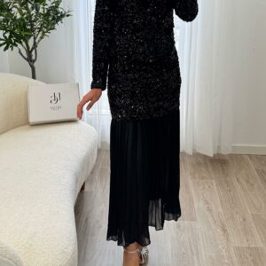 Robe Black Elegance