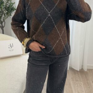 Jaquard Gris & Cacao