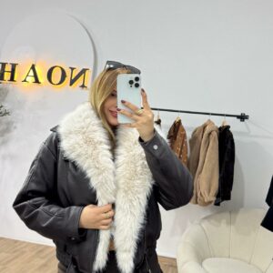 Veste Cuir Dual Chic