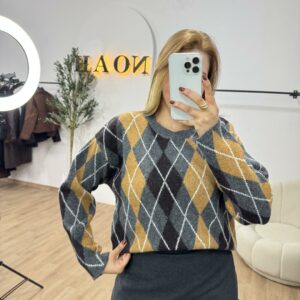 Pull Jacquard Élégance