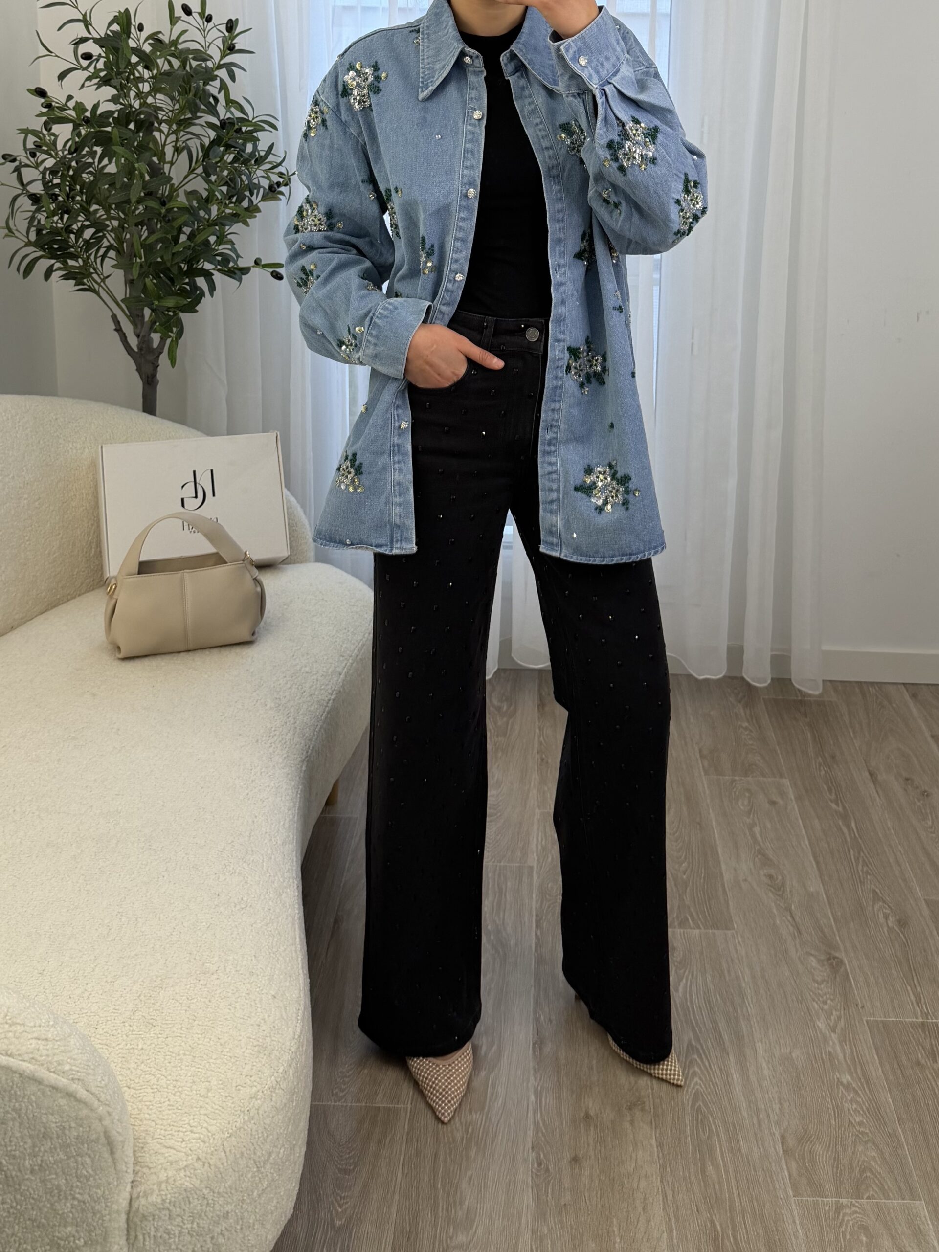 Surchemise Denim Élégance – Image 5