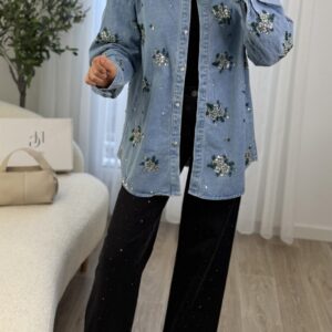 Surchemise Denim Élégance