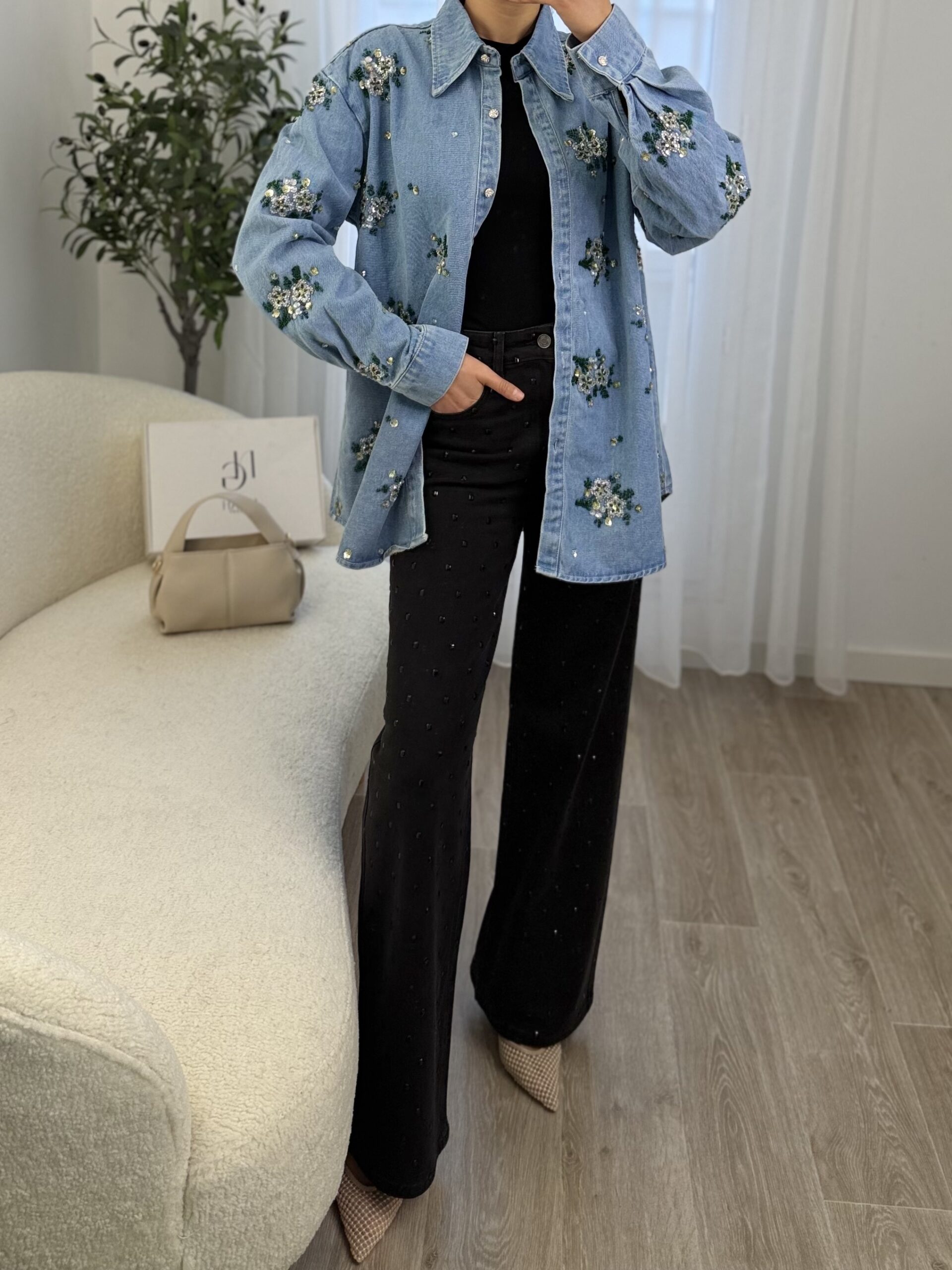 Surchemise Denim Élégance – Image 13