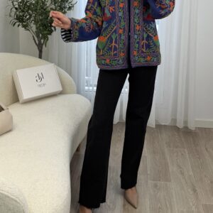 Veste Artisanale Brodée Bohème