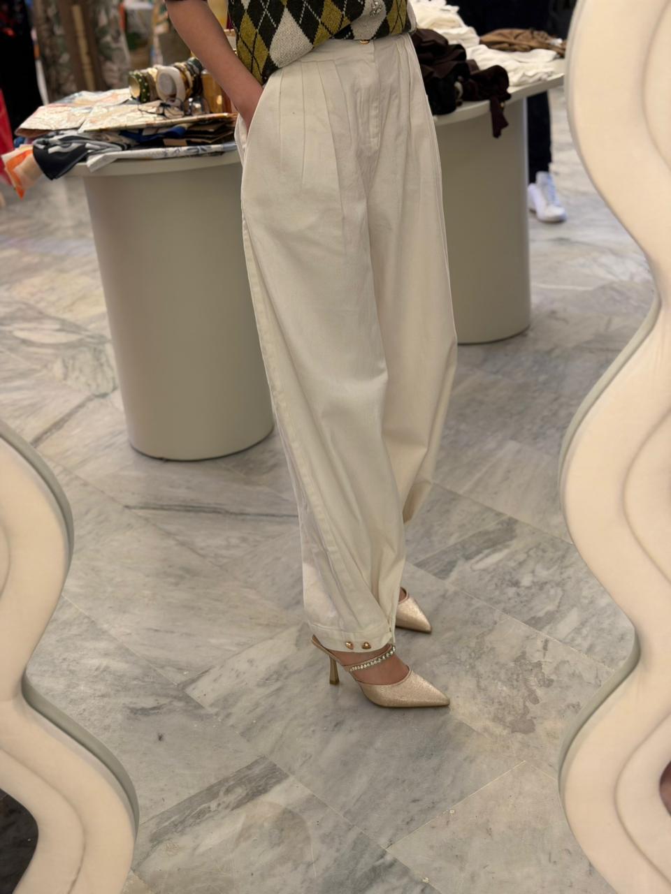 Pantalon Élégance Ivoire – Image 9