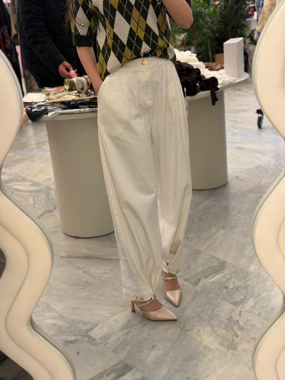 Pantalon Élégance Ivoire – Image 6