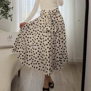 Jupe Pois Élégance