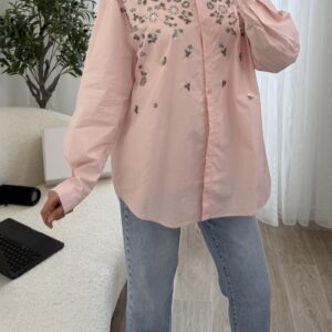 Chemise Brodée Signature Coton