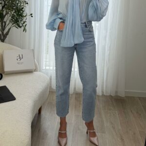 Pantalon Denim Clair