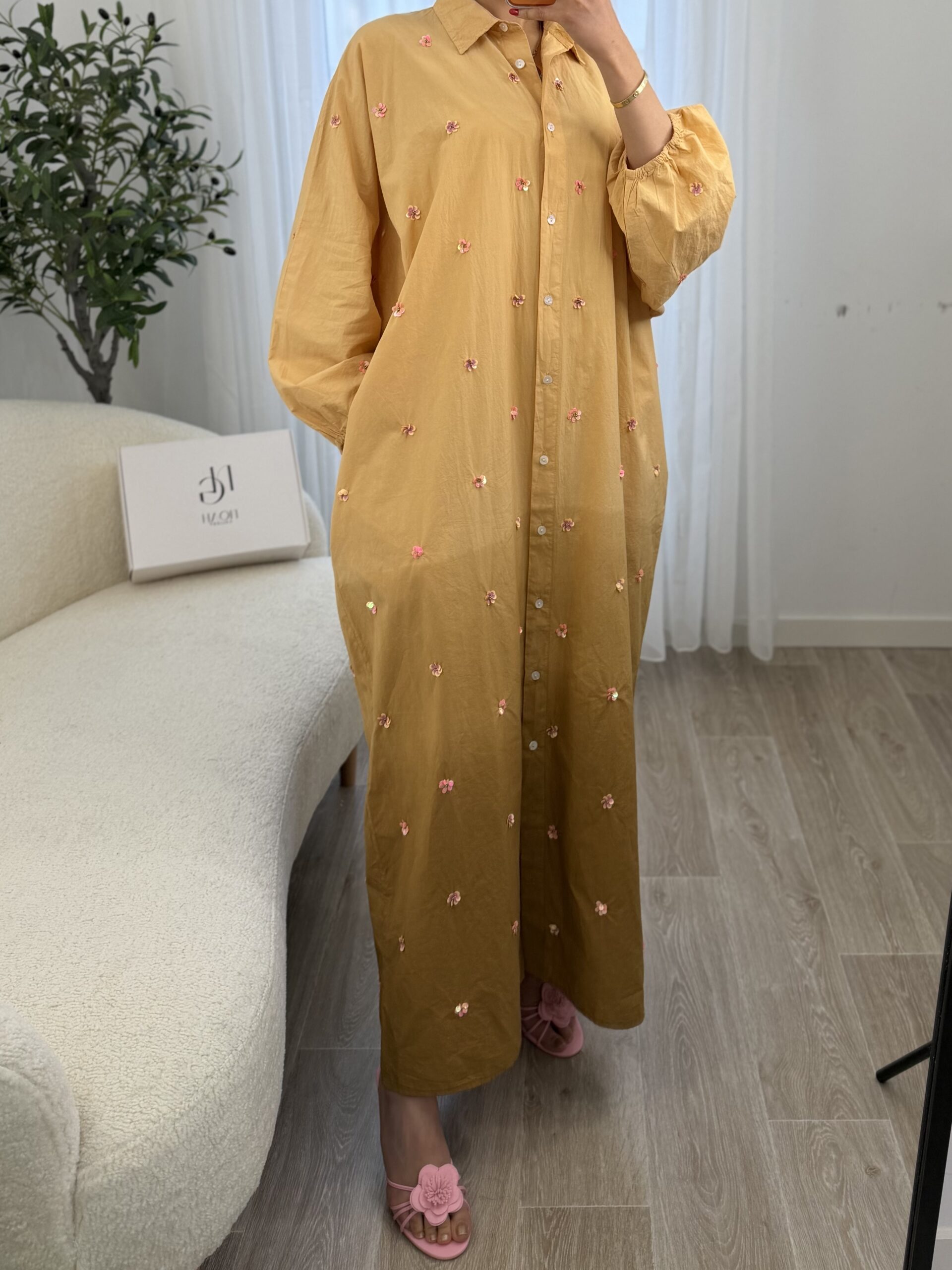 Robe Fleurie Miel – Image 2