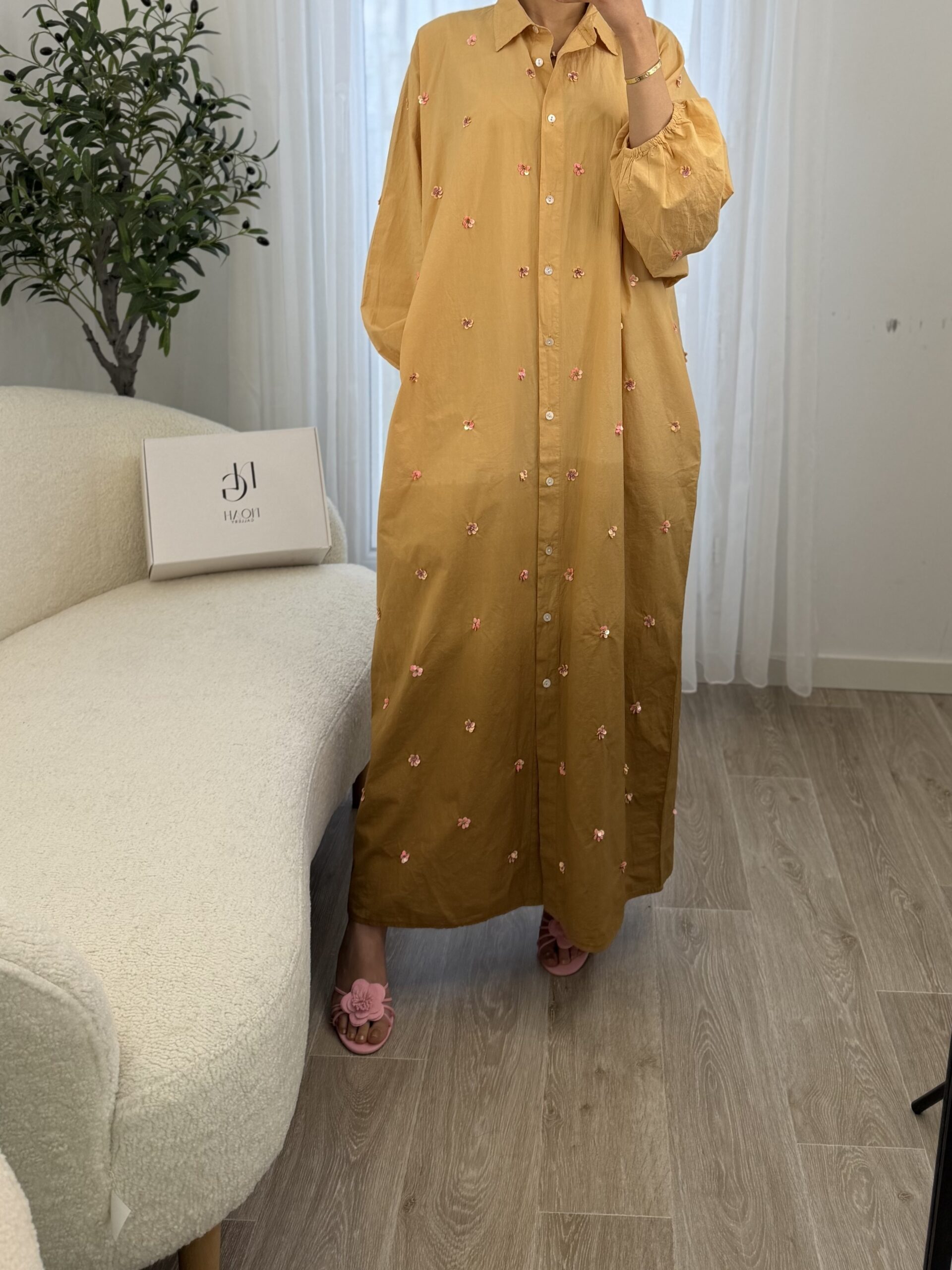 Robe Fleurie Miel