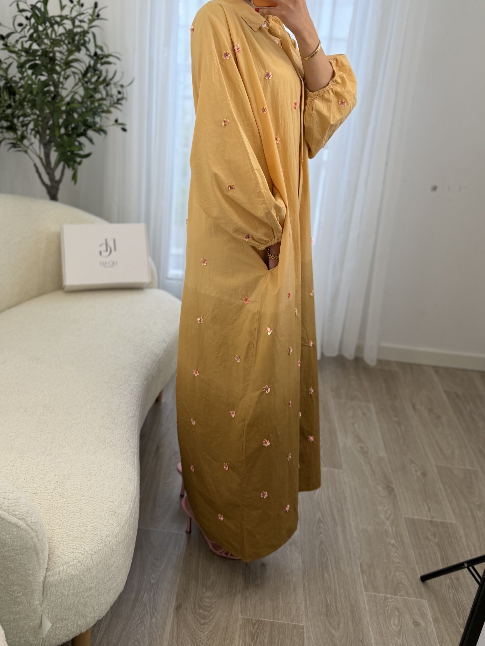 Robe Fleurie Miel – Image 3