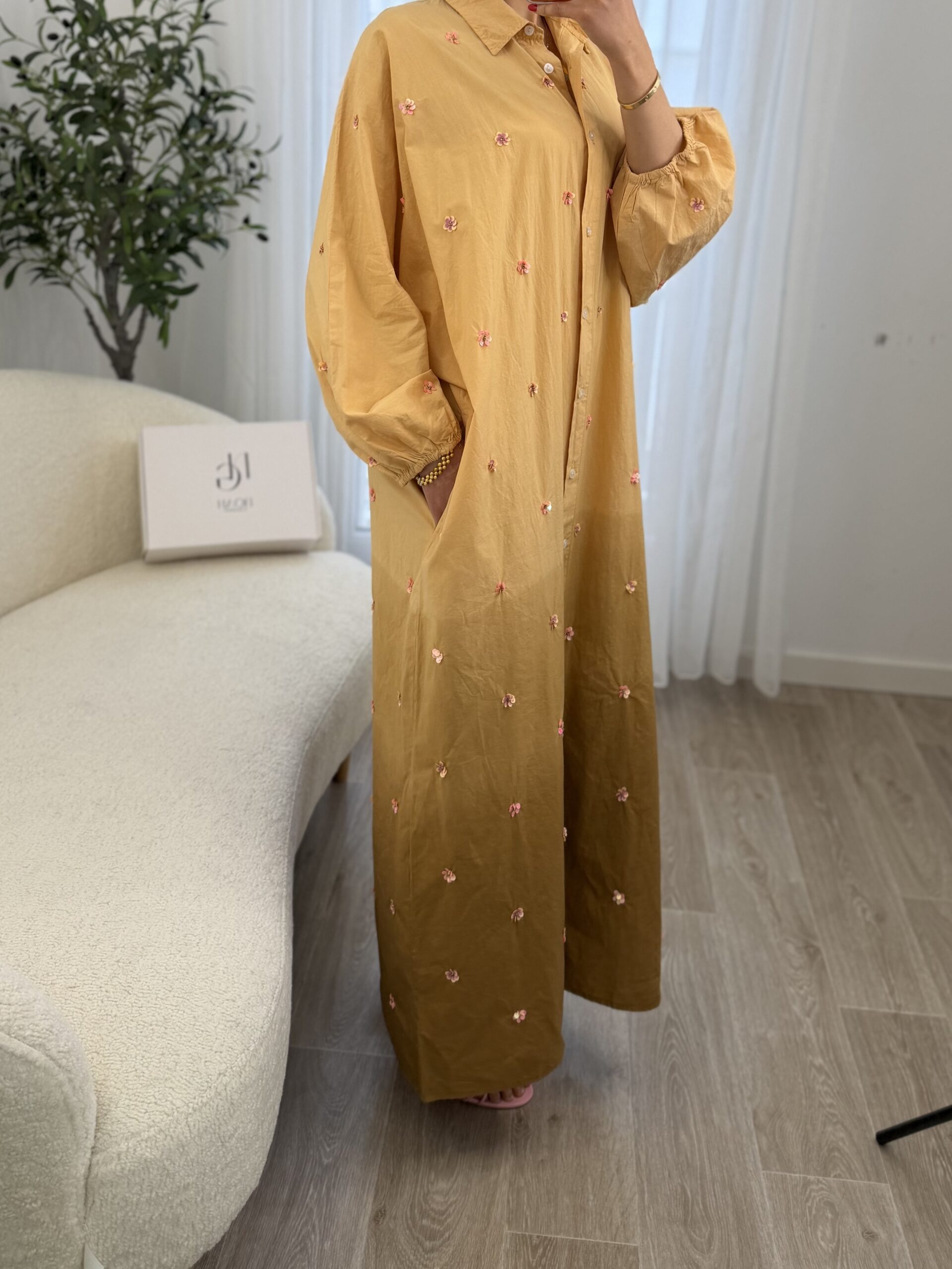 Robe Fleurie Miel – Image 4