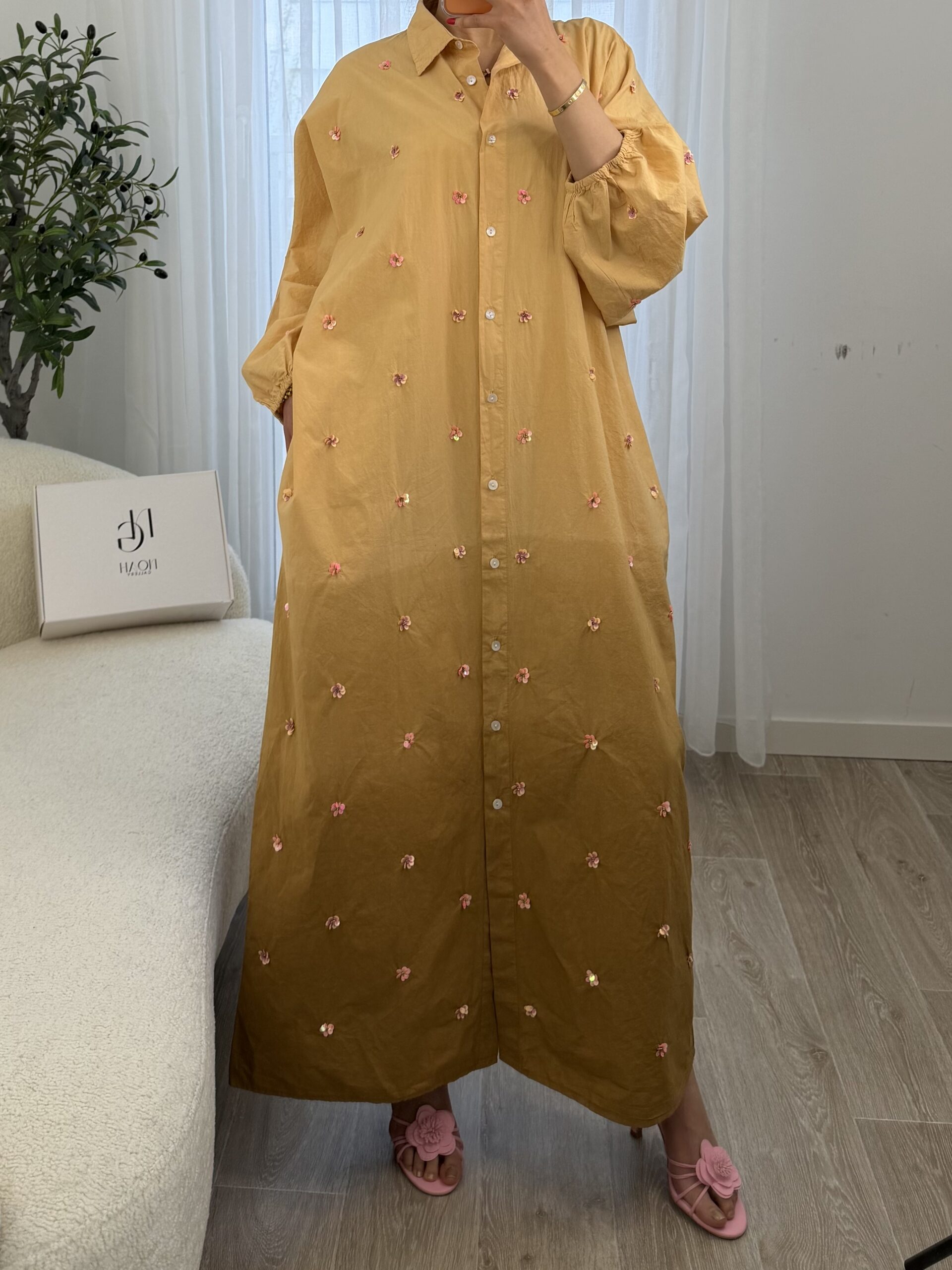 Robe Fleurie Miel – Image 5