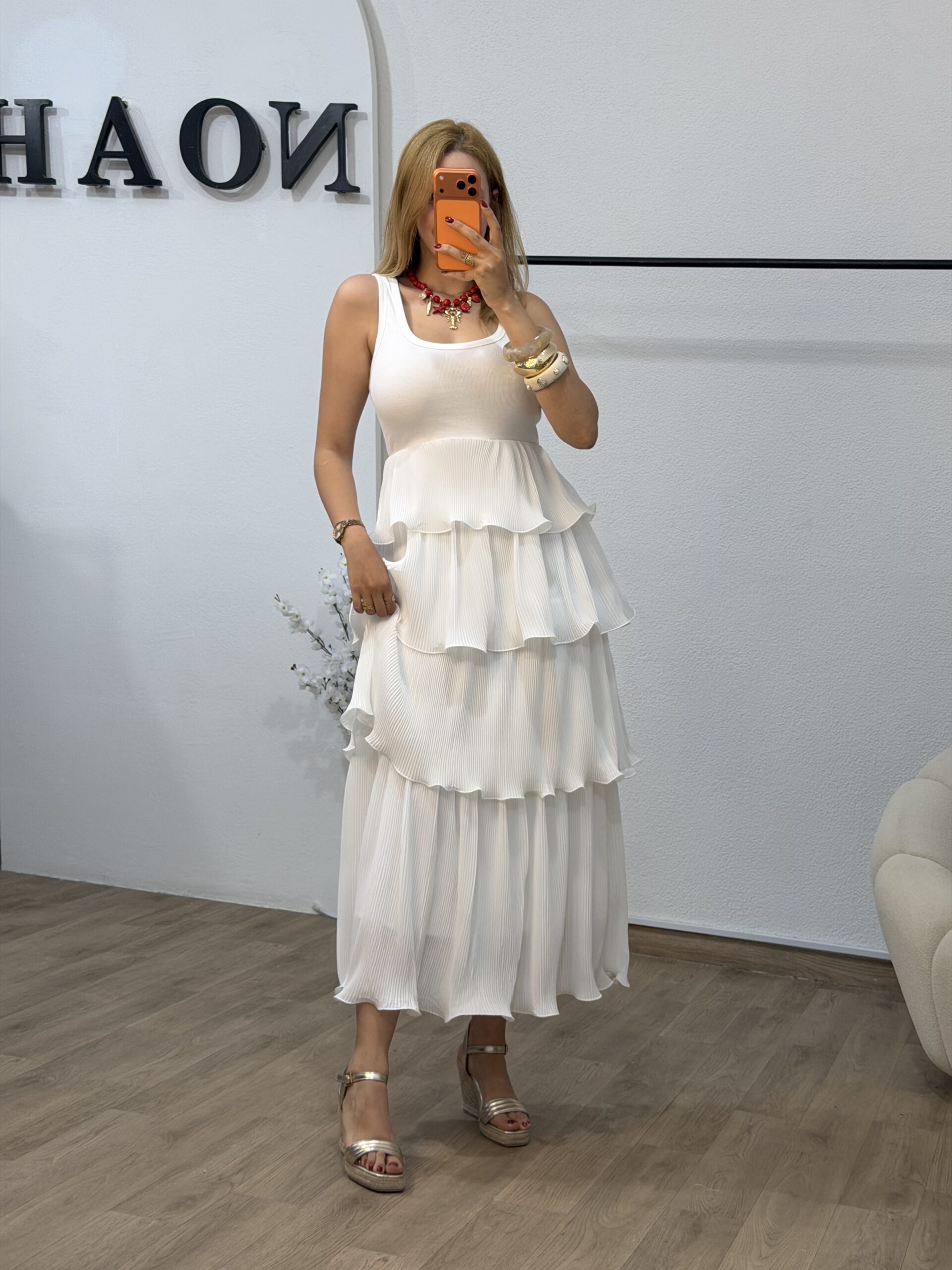 Robe Blanche Volante – Image 5