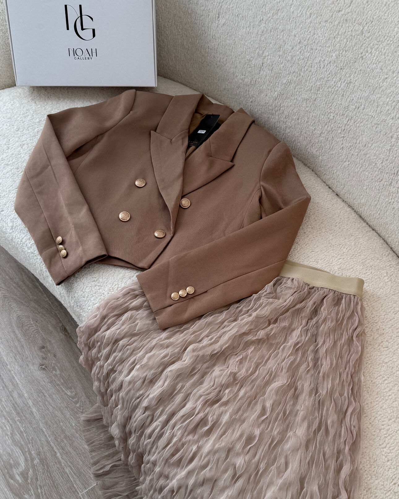 Blazer Épure Camel - NOAH
