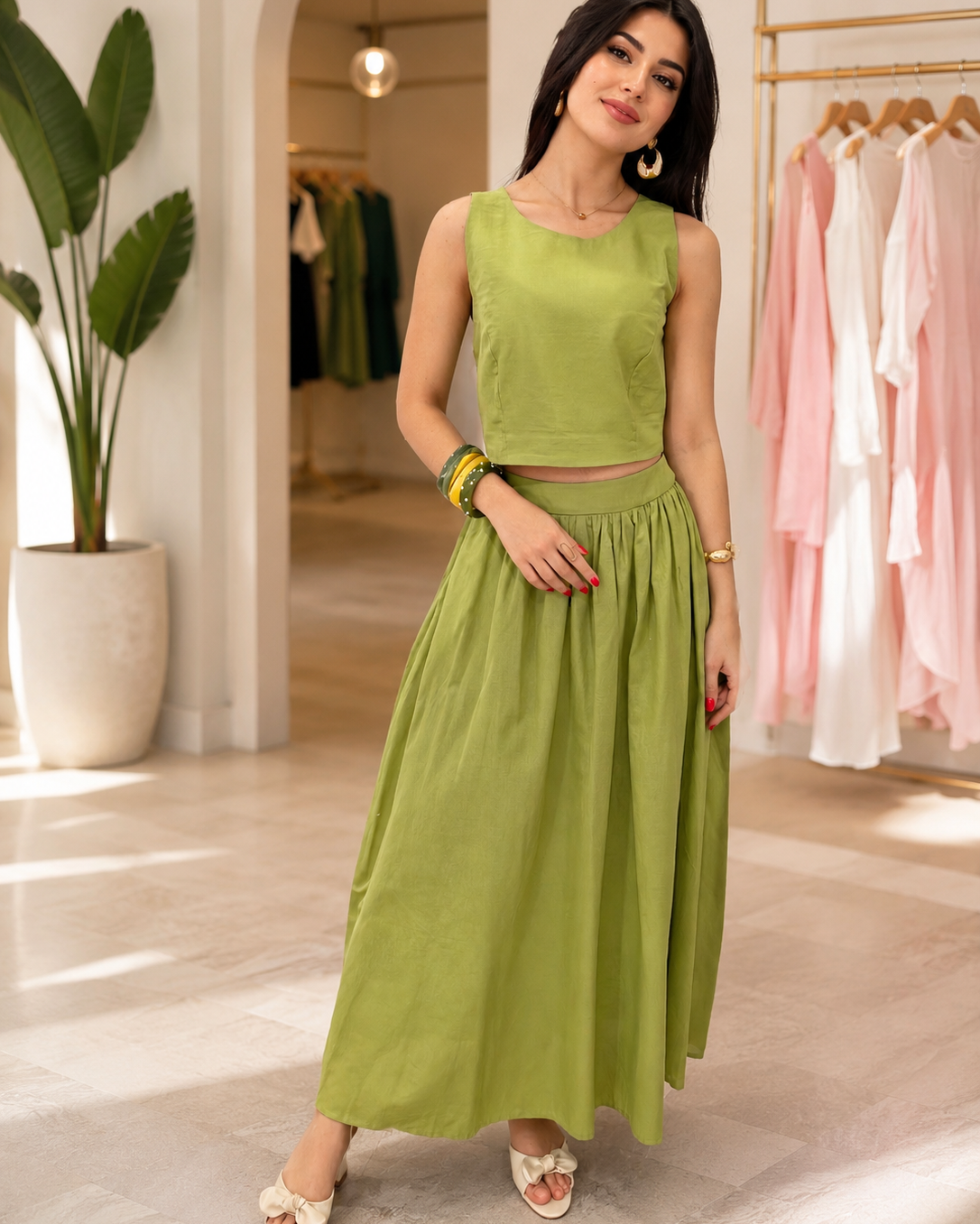 Ensemble Vert Olive - NOAH