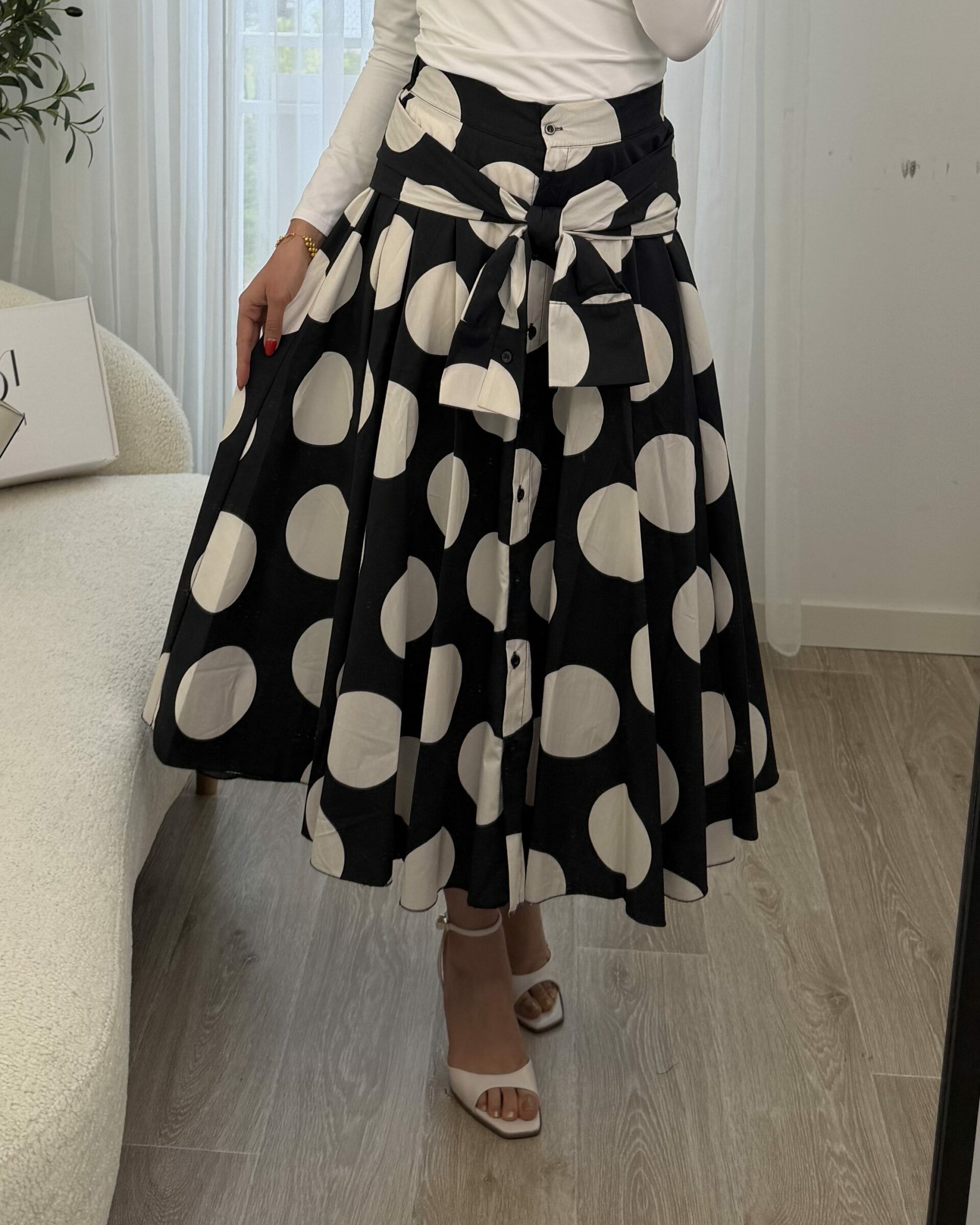Jupe Pois Couture - Jupes - NOAH