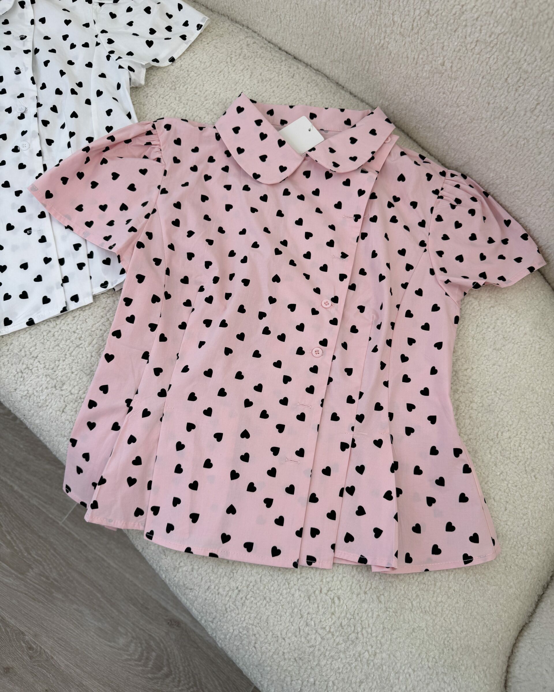 Chemise Cœur Rose - Chemises - NOAH