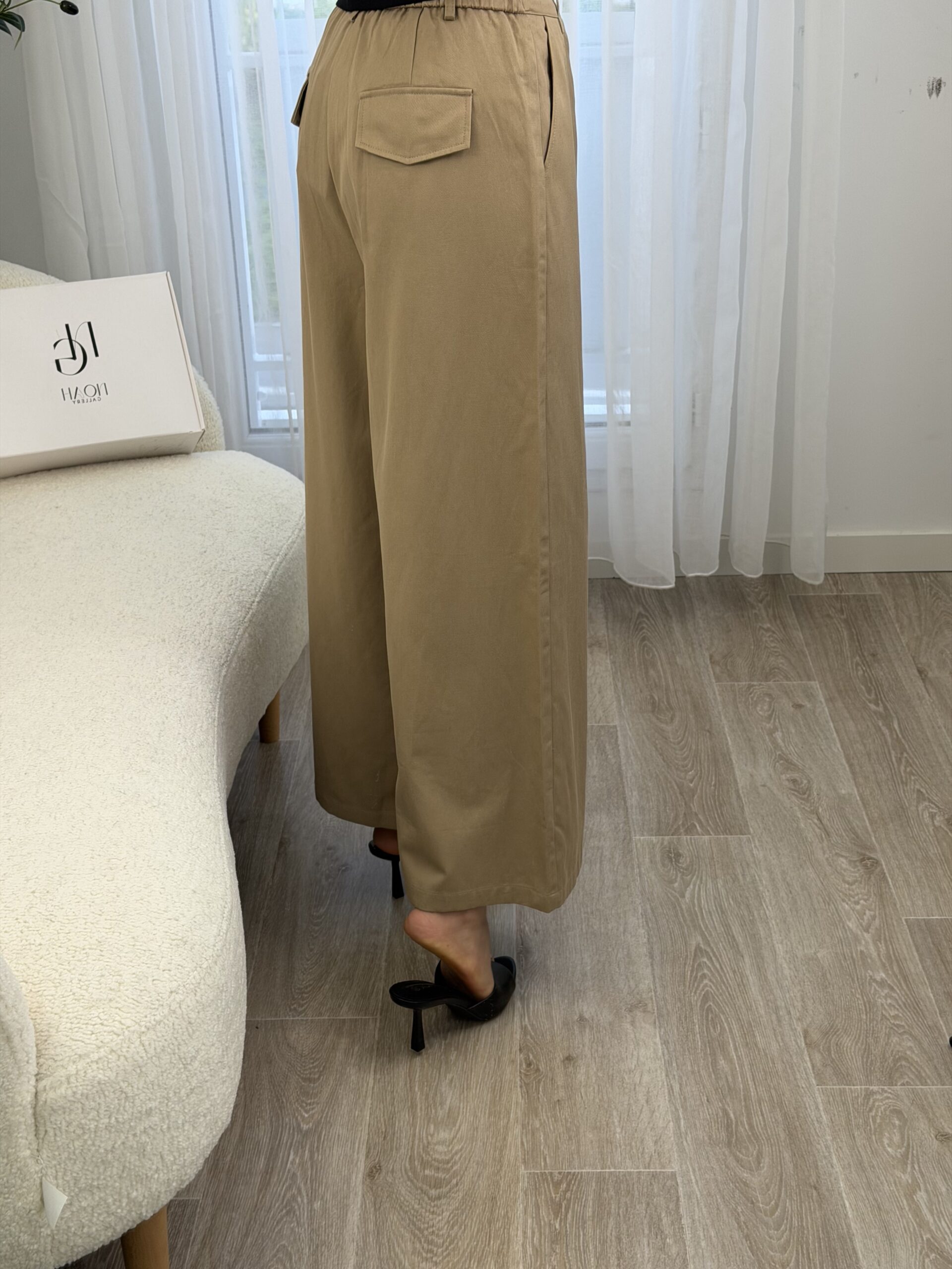 Pantalon Palazzo Camel – Image 2