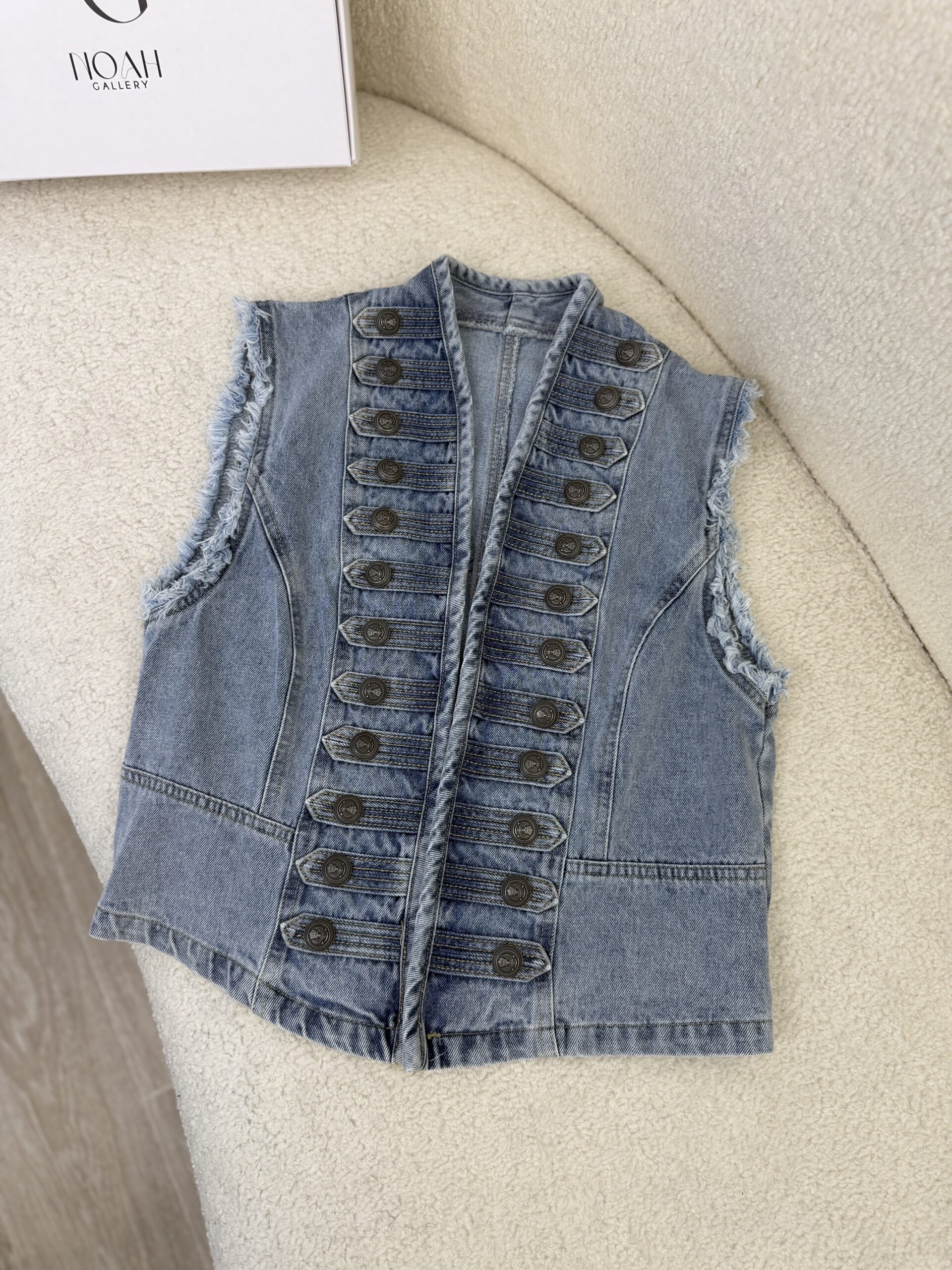 Veste Officier Denim – Image 3