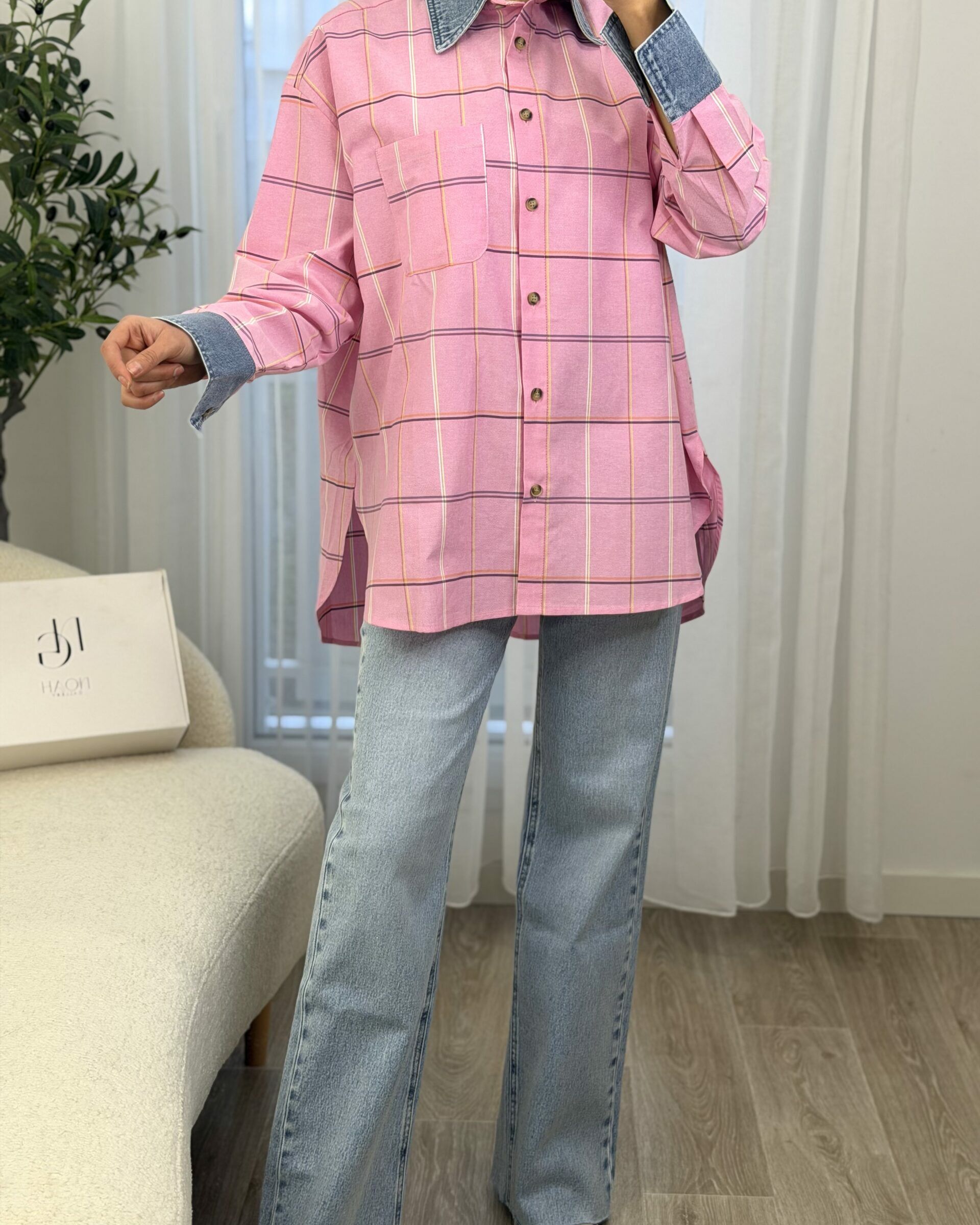 Chemise Urban Denim Carreaux - NOAH