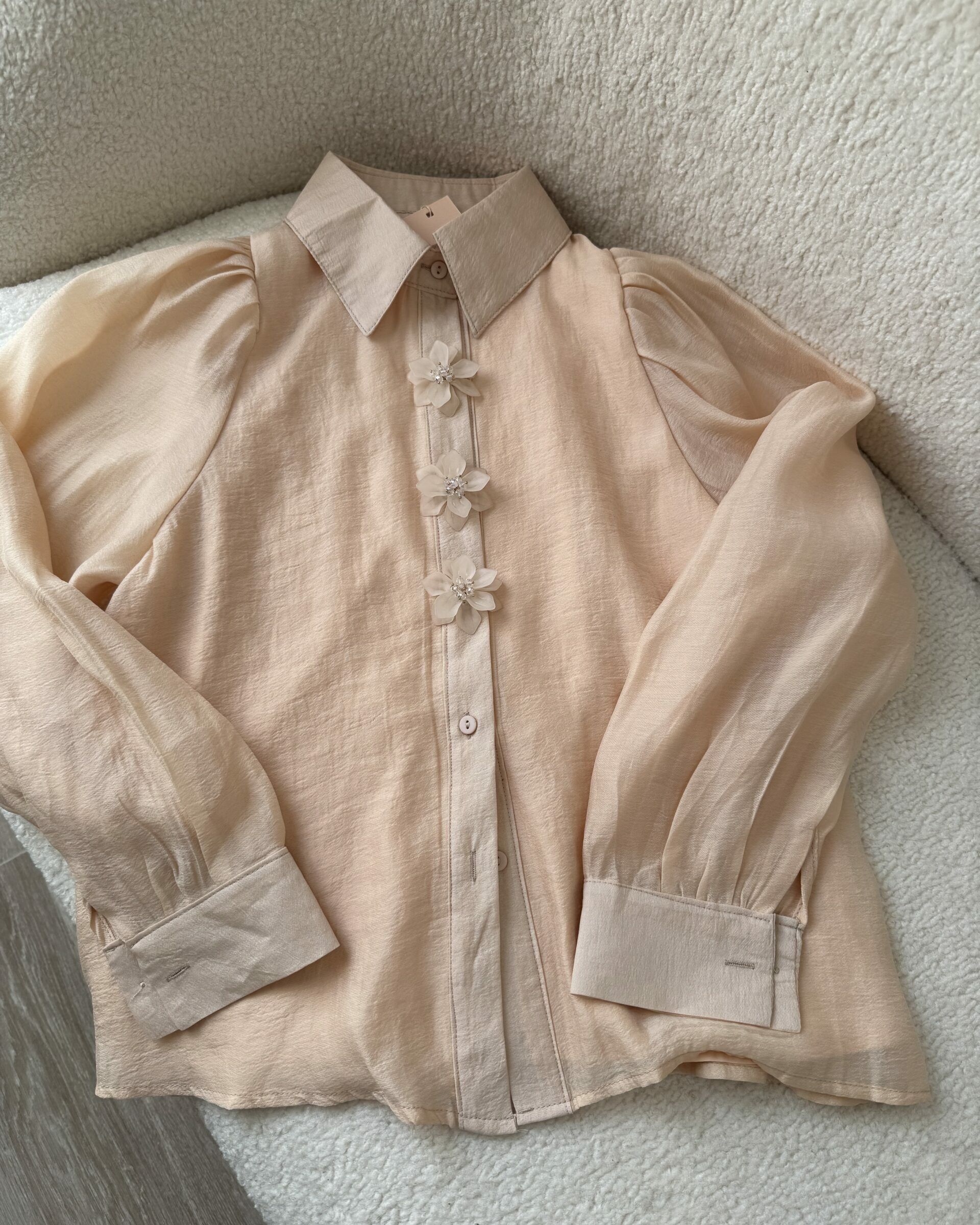 Chemise Florale Saumon - NOAH