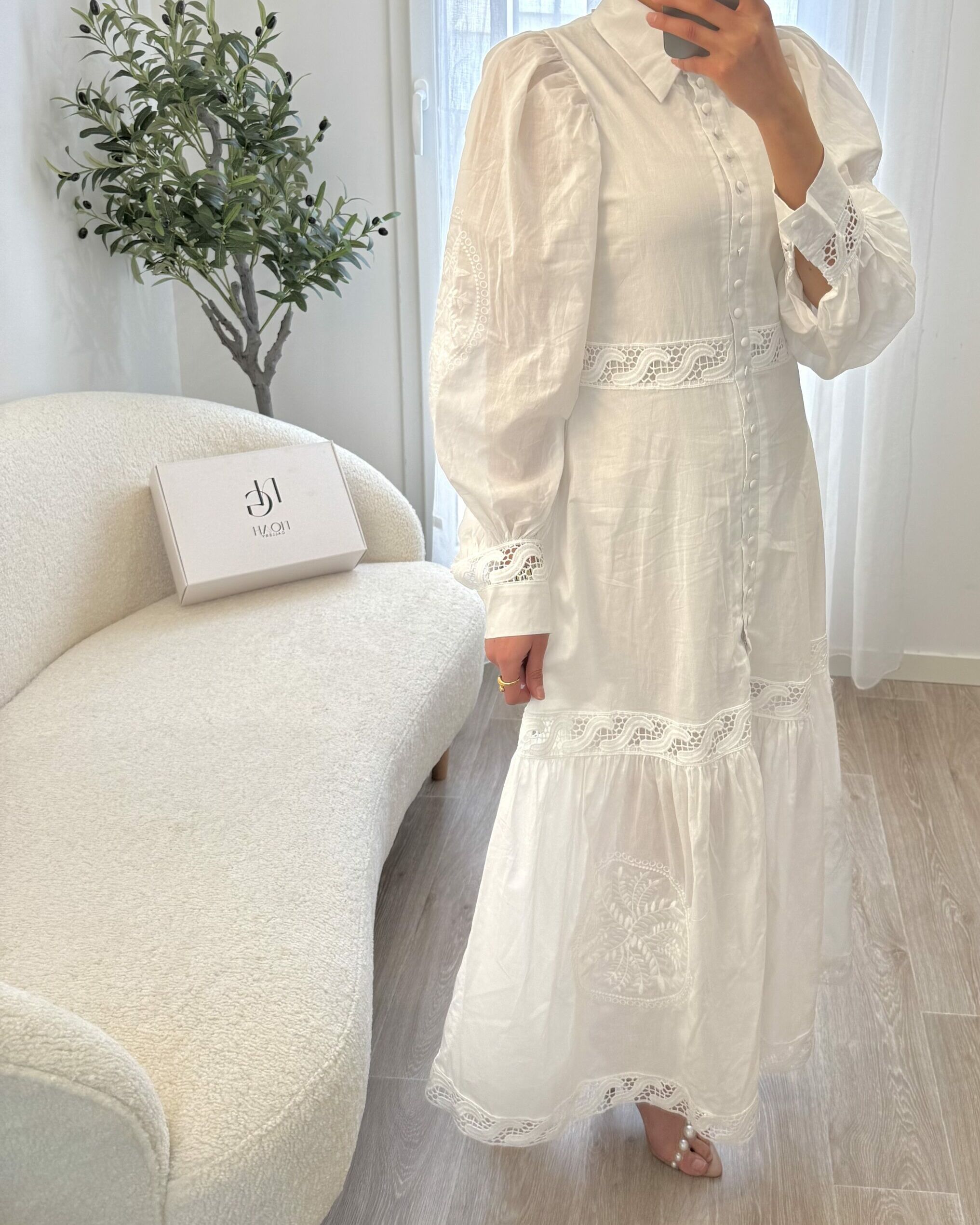Robe Blanche Poésie - NOAH