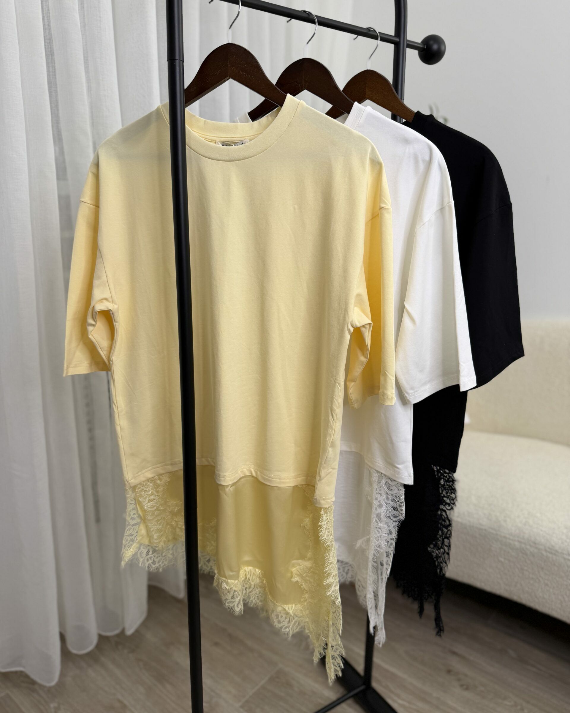 Pull t-shirt dentelle - Tops - NOAH
