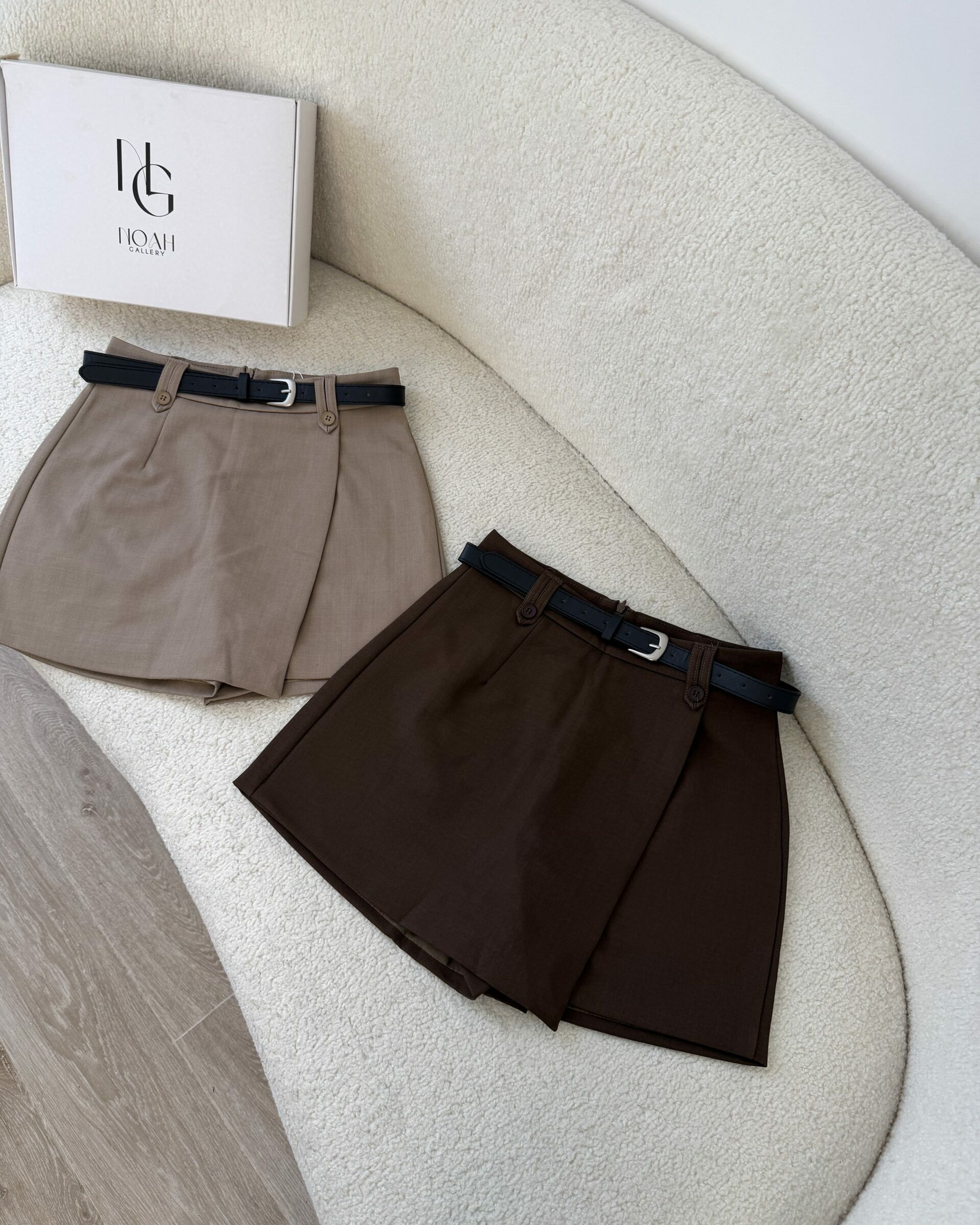 Short Tailleur Chic Ceinturé - Shorts - NOAH