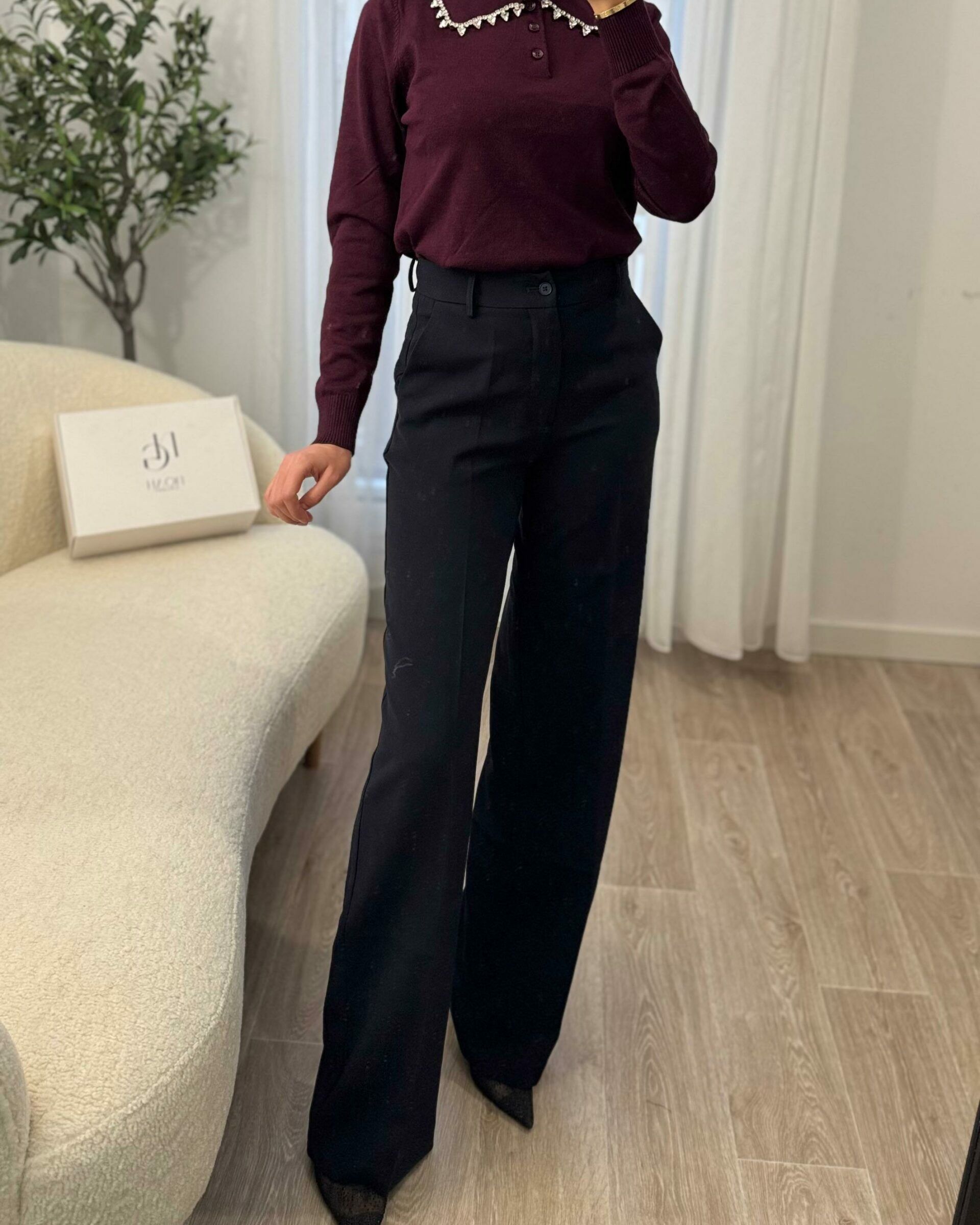 Pantalon Bleu Marine - NOAH
