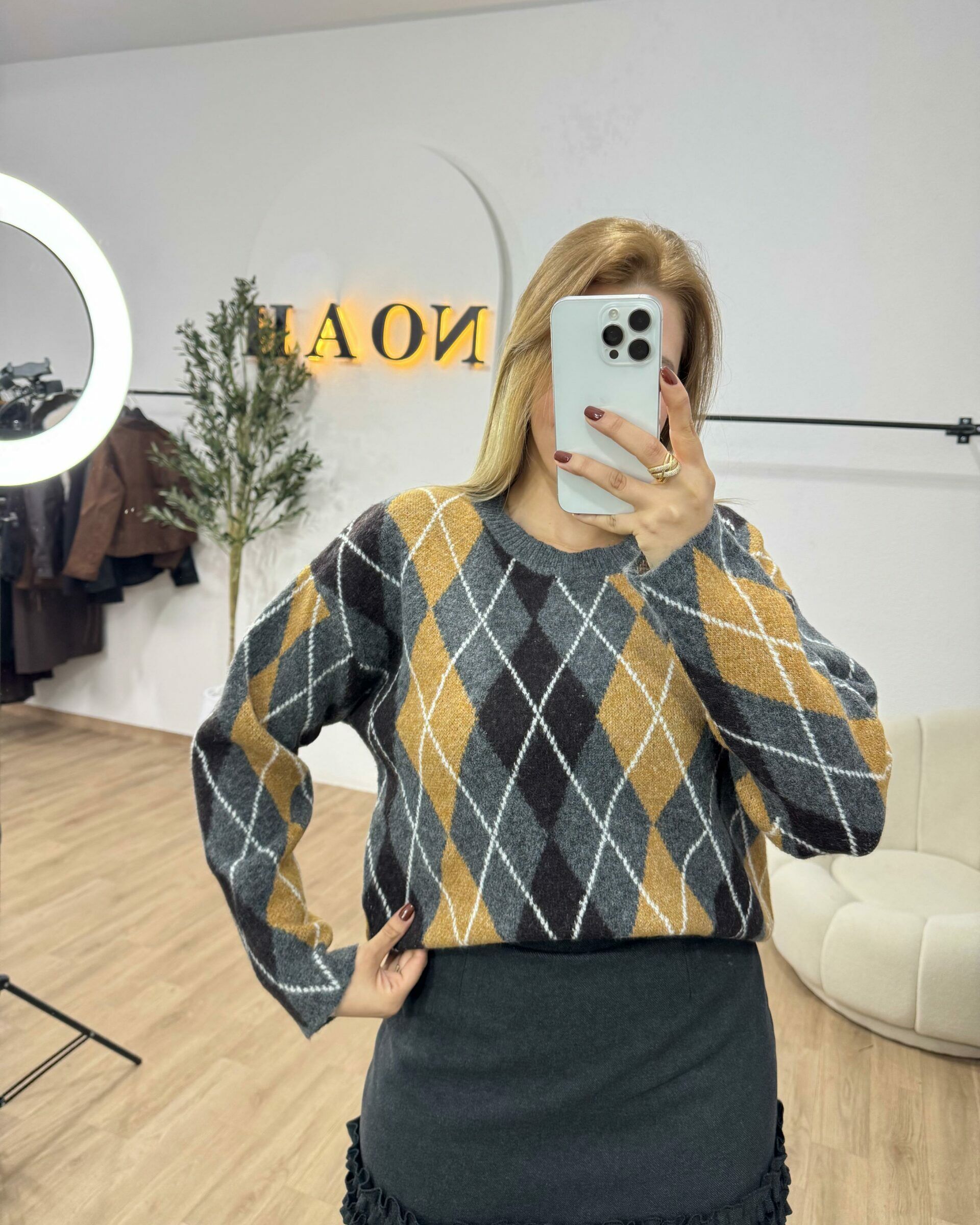 Pull Jacquard Élégance - NOAH