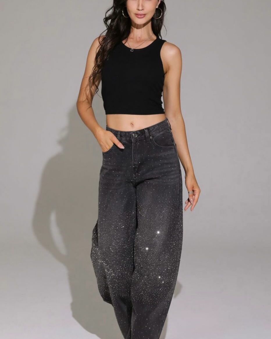 Shiny Barrel Jeans - NOAH