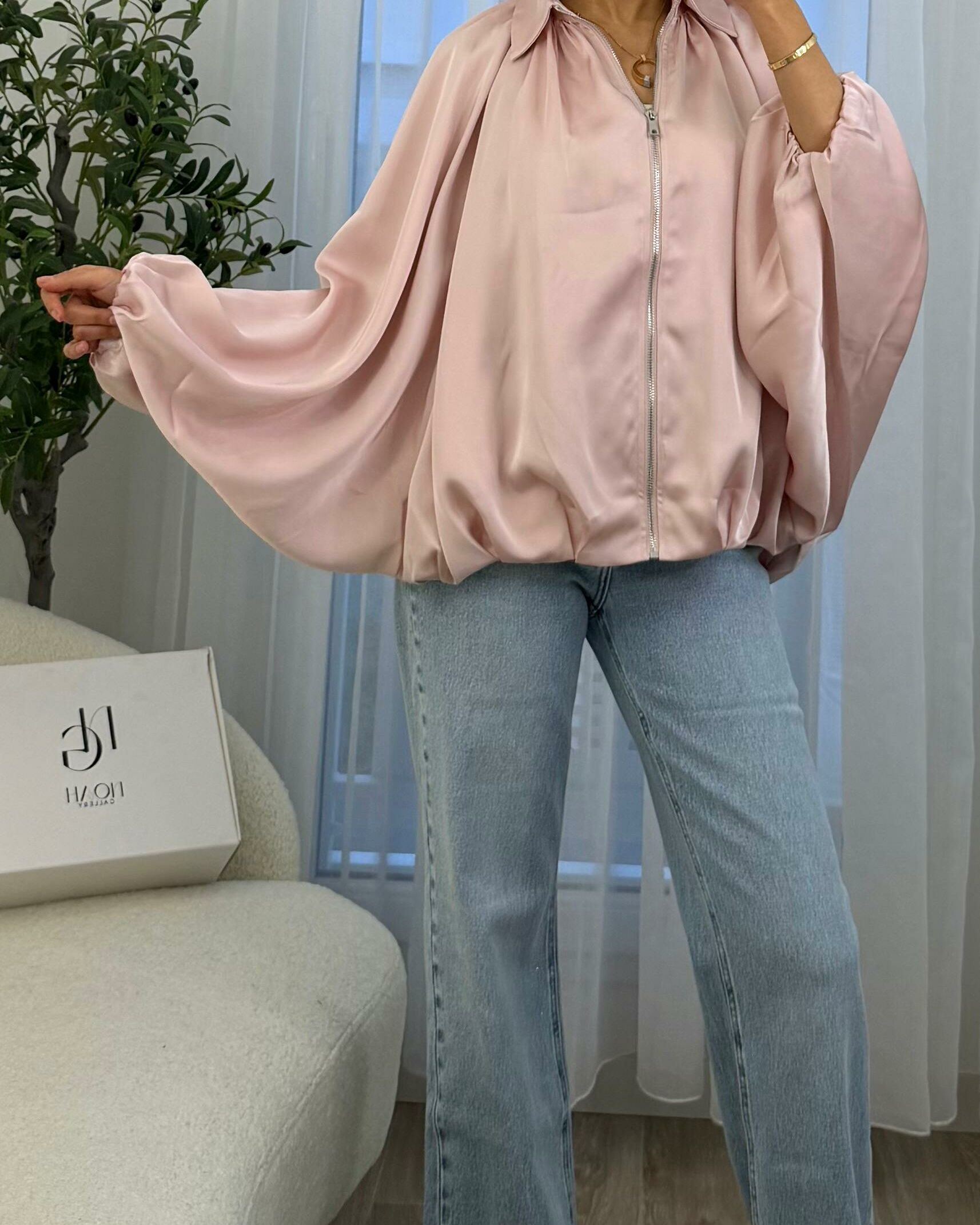 Blouson Satin Élégance - Vestes & Manteaux - NOAH