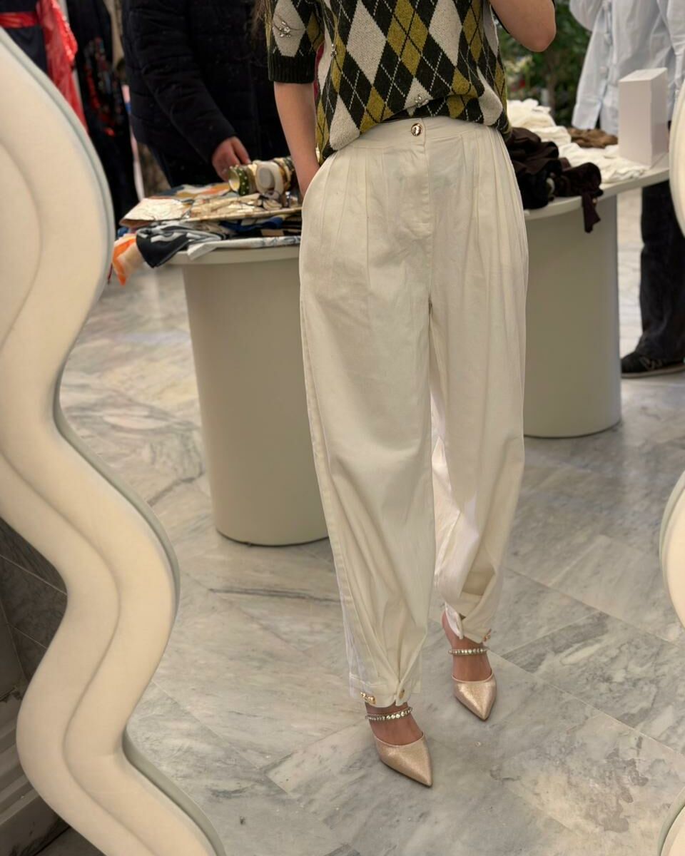 Pantalon Élégance Ivoire - NOAH