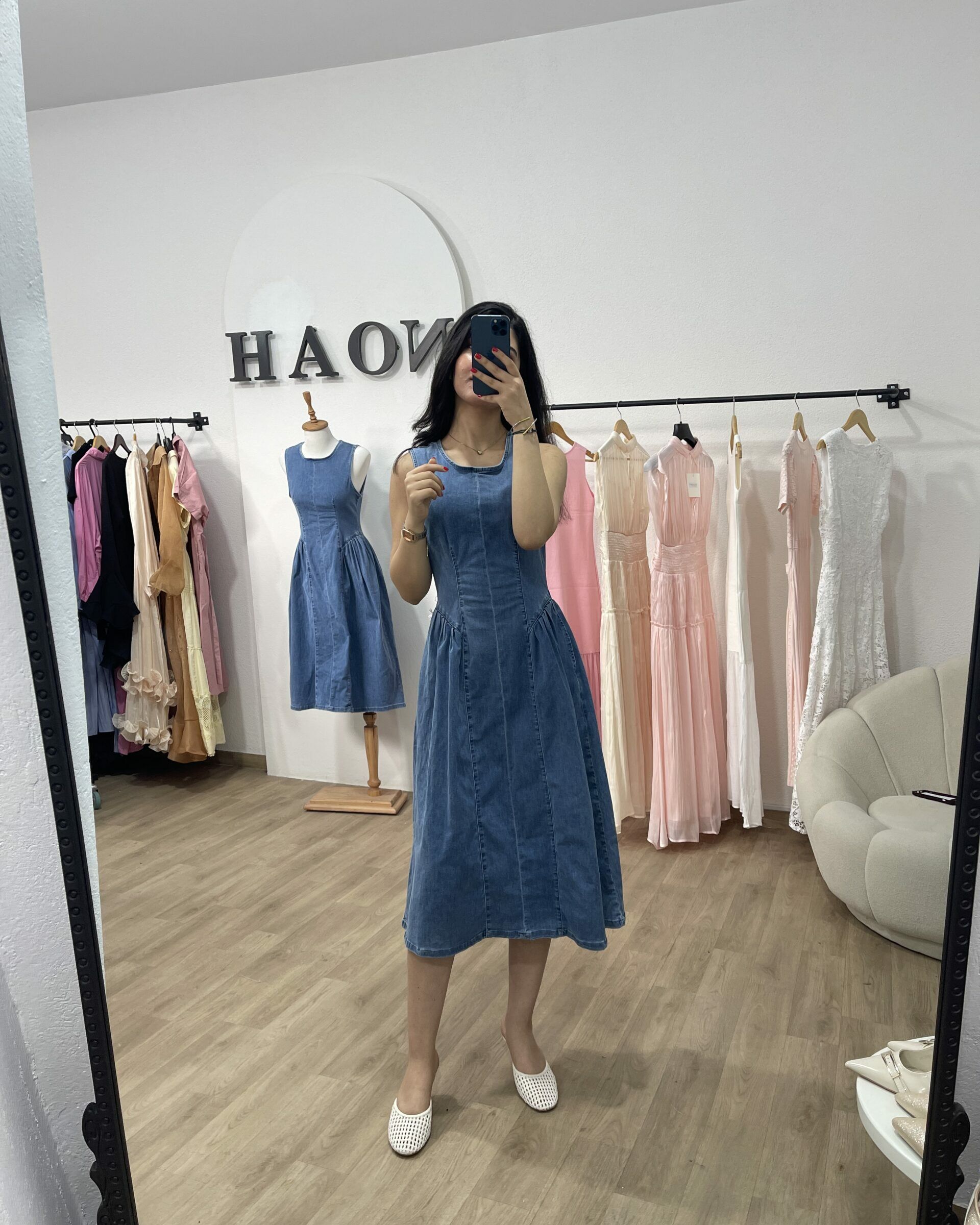 Robe Denim Structurée - NOAH