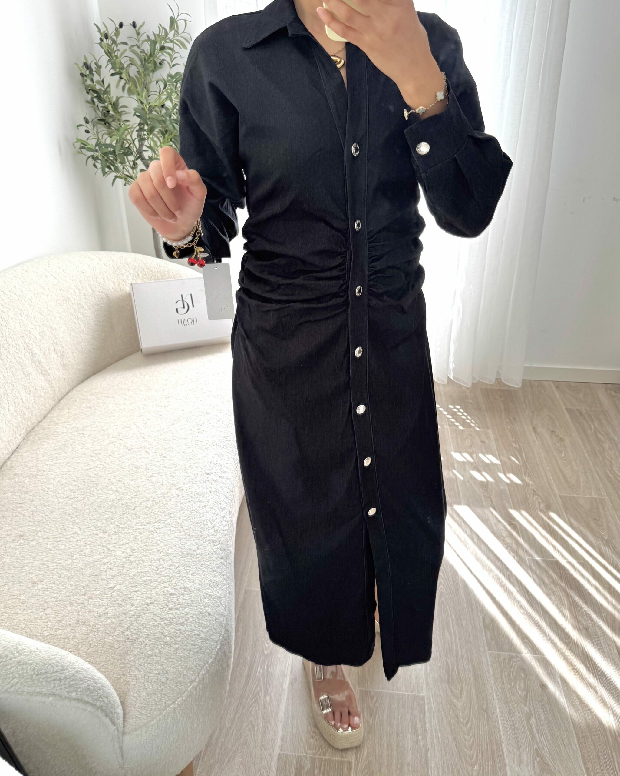 Robe Effet Jean Noire - NOAH