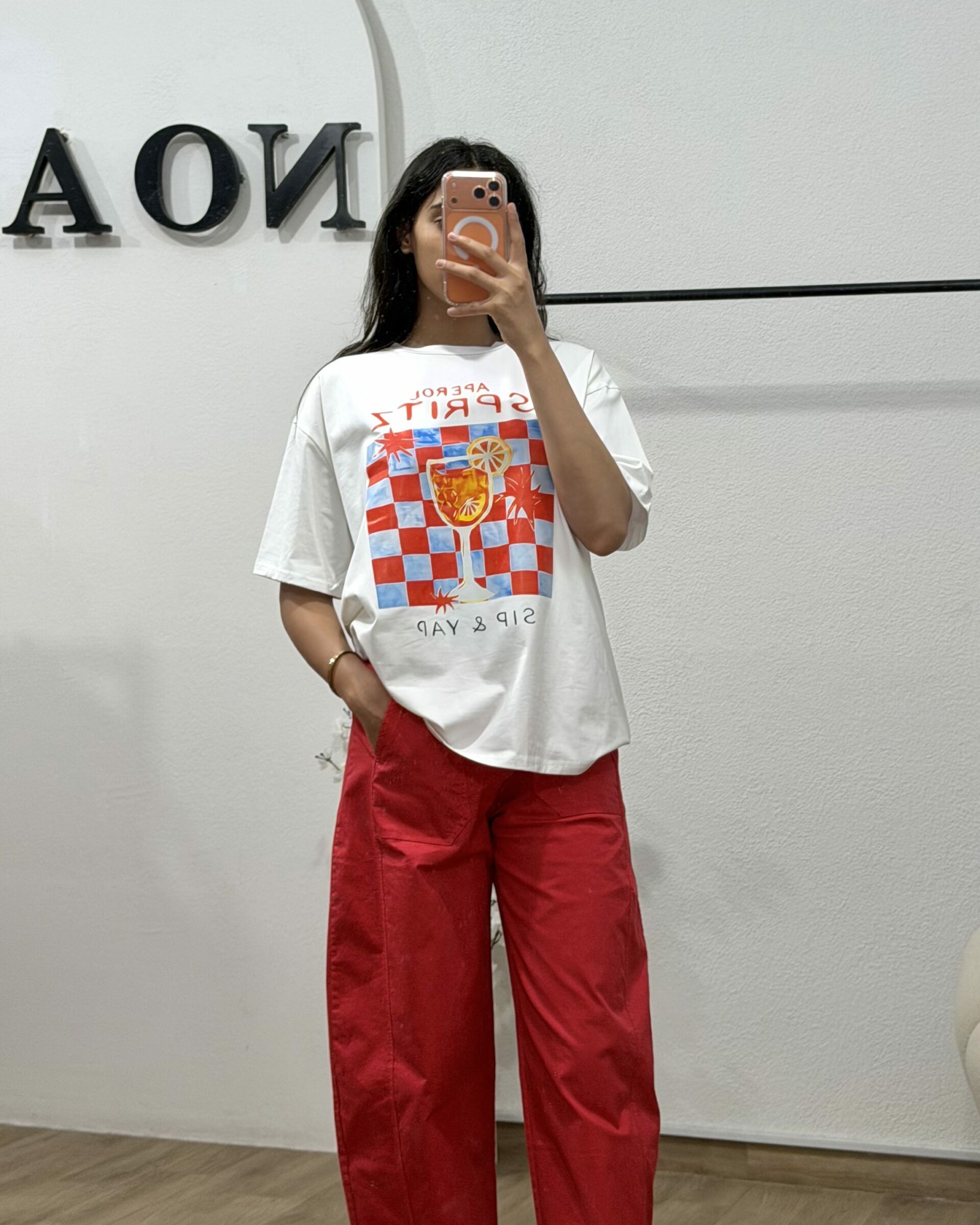 T-shirt Oversize Aperol Spritz - Tops - NOAH