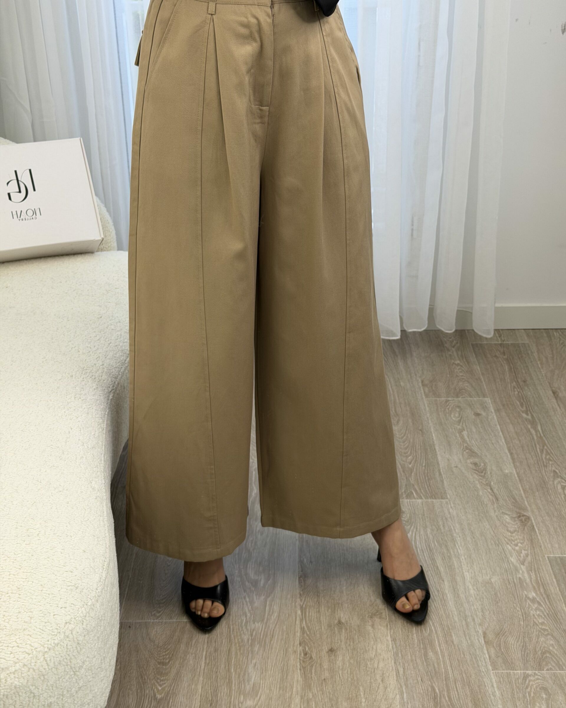 Pantalon Palazzo Camel - Pantalons - NOAH
