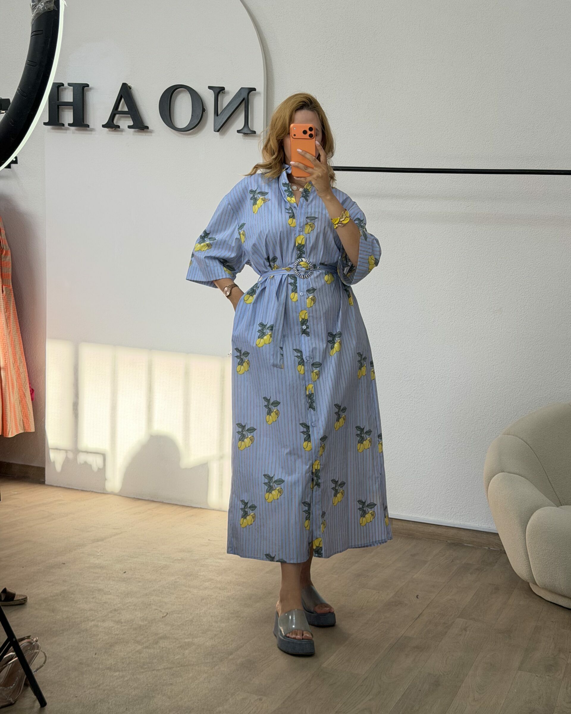Robe Citron Bleu - NOAH