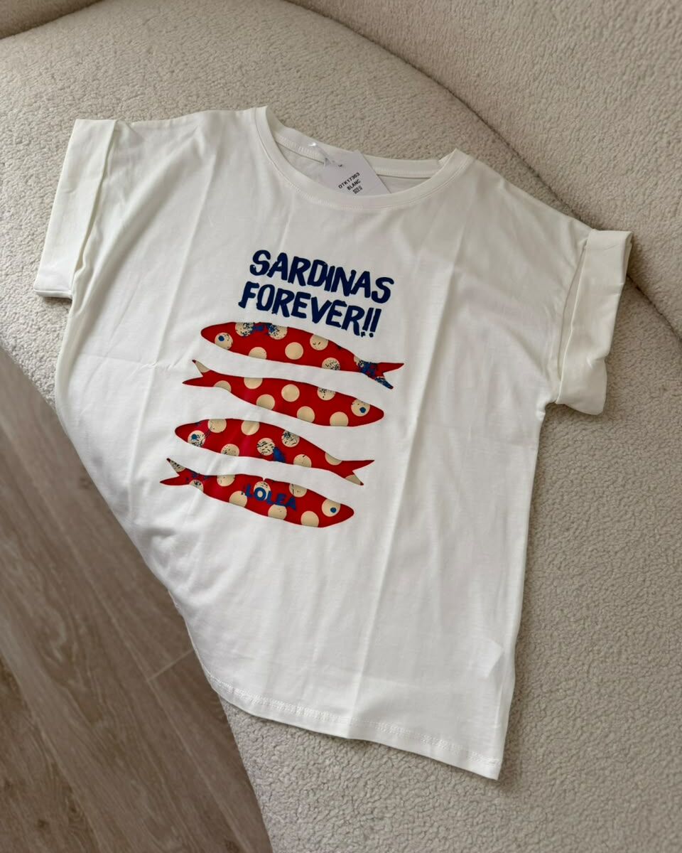 T-shirt Sardinas - Tops - NOAH