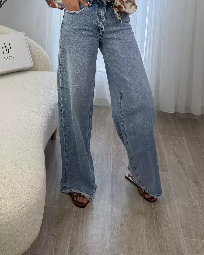 Jean Wide Leg Bleu Clair - NOAH