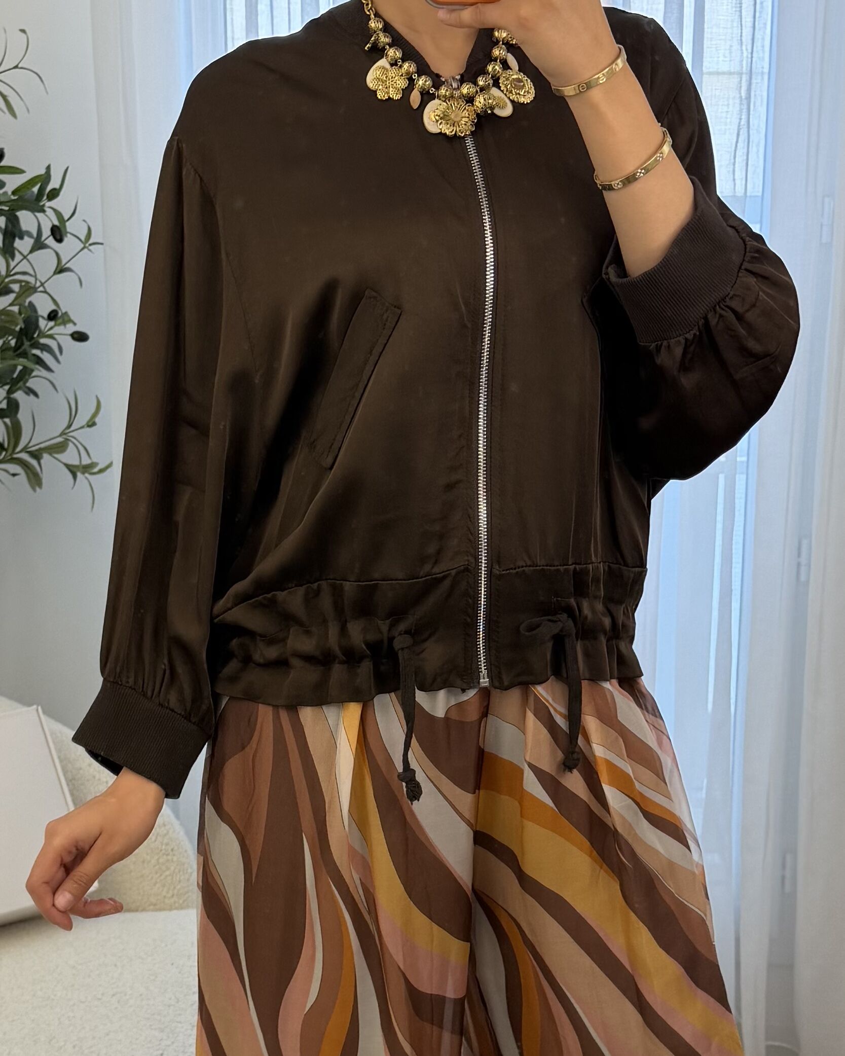 Veste Bomber Chocolat - Vestes & Manteaux - NOAH